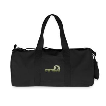 Trees Wildlife Nature Mountains Adventure Forest - Recycled Canvas Sports Bag by Stanley/Stella - black - Front