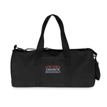 Je suis le petit-enfant préféré - Sac de sport en toile recyclée Stanley/Stella - noir - Devant