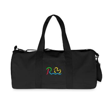Endlich Rente - Ruhestand - Pension - Recycelte Canvas-Sporttasche von Stanley/Stella - Schwarz - Vorne