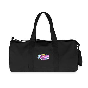Tokyo Neon - Sac de sport en toile recyclée Stanley/Stella - noir - Devant