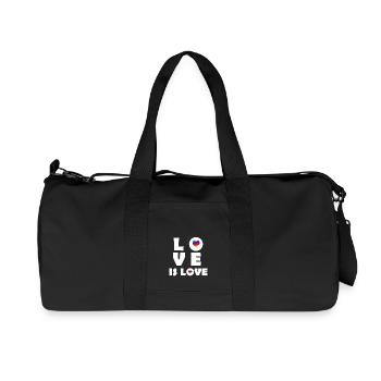 Révolution lesbienne Gay Pride CDD LGBT gay - Sac de sport en toile recyclée Stanley/Stella - noir - Devant