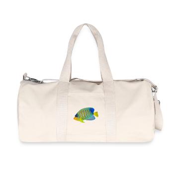 fish - Recycled Canvas Sports Bag by Stanley/Stella - natural - Front
