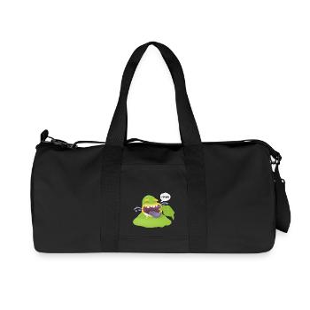 monstre manger - Sac de sport en toile recyclée Stanley/Stella - noir - Devant