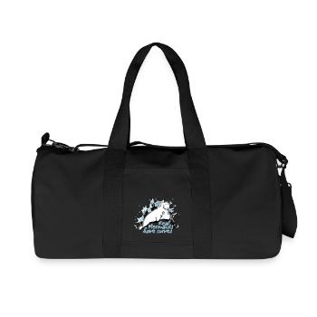 Manati Mermaid - mermaid manatee - Recycled Canvas Sports Bag by Stanley/Stella - black - Front