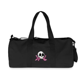 SkullyMops - Recycelte Canvas-Sporttasche von Stanley/Stella - Schwarz - Vorne
