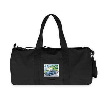 Polete in Alpin 106 - Recycelte Canvas-Sporttasche von Stanley/Stella - Schwarz - Vorne