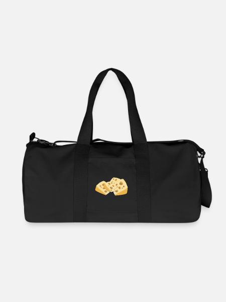 swiss cheese - Recycelte Canvas-Sporttasche von Stanley/Stella - Schwarz