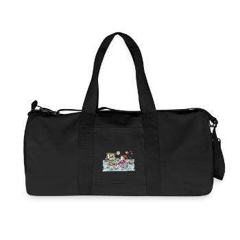L'escalade est une passion - T-shirt d'escalade - Sac de sport en toile recyclée Stanley/Stella - noir - Devant