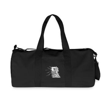 Vogel - Recycelte Canvas-Sporttasche von Stanley/Stella - Schwarz - Vorne