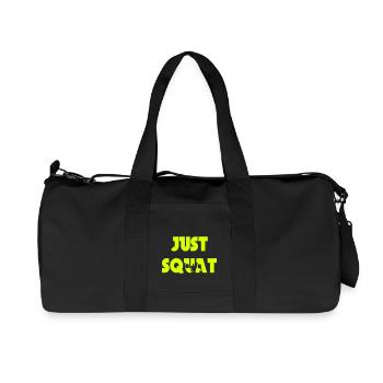 Just squat - Recycled Canvas Sports Bag by Stanley/Stella - black - Front