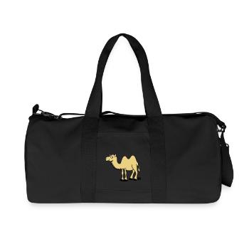 Kamel - Recycelte Canvas-Sporttasche von Stanley/Stella - Schwarz - Vorne