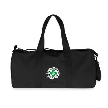 Croix Basque - Lauburu - Sac de sport en toile recyclée Stanley/Stella - noir - Devant