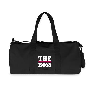 The boss - Recycelte Canvas-Sporttasche von Stanley/Stella - Schwarz - Vorne