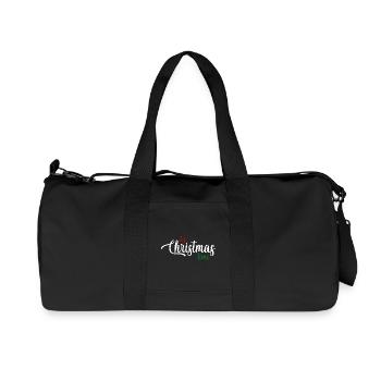 Scénario de Kersttijd : C’est la période de Noël - Sac de sport en toile recyclée Stanley/Stella - noir - Devant