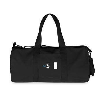 Commande Linux Shell - Sac de sport en toile recyclée Stanley/Stella - noir - Devant