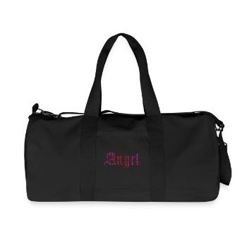 Ange - Sac de sport en toile recyclée Stanley/Stella - noir - Devant