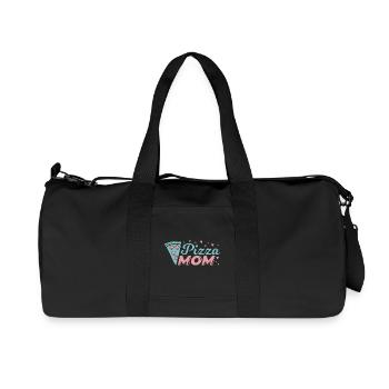 Pizza Maman - Sac de sport en toile recyclée Stanley/Stella - noir - Devant