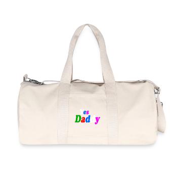Yes daddy - Recycled Canvas Sports Bag by Stanley/Stella - natural - Front