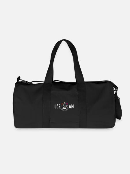 Les Bee An,Lesbienne drôle de fierté - Sac de sport en toile recyclée Stanley/Stella - noir