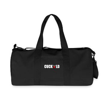 Cuckold - Recycelte Canvas-Sporttasche von Stanley/Stella - Schwarz - Vorne