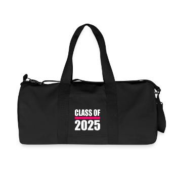 Class of 2025 - Recycled Canvas Sports Bag by Stanley/Stella - black - Front