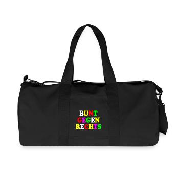 Colorful against the right - Recycled Canvas Sports Bag by Stanley/Stella - black - Front