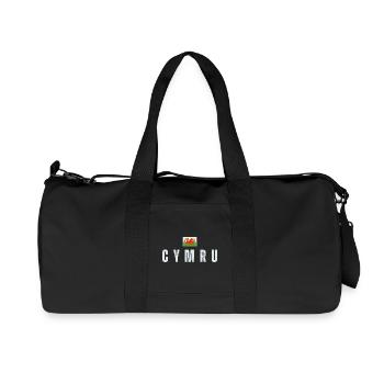 Drapeau du Pays de Galles, patriote gallois - Sac de sport en toile recyclée Stanley/Stella - noir - Devant
