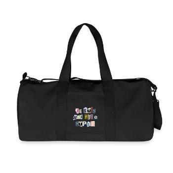 I am a super girl - Recycled Canvas Sports Bag by Stanley/Stella - black - Front