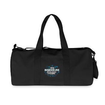 Ingenieur Philosophie Wissenschaft - Recycelte Canvas-Sporttasche von Stanley/Stella - Schwarz - Vorne