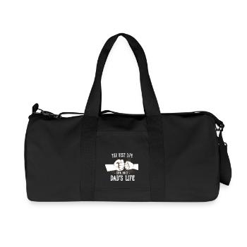The Best Life - Dads Life - 2017 - Recycelte Canvas-Sporttasche von Stanley/Stella - Schwarz - Vorne