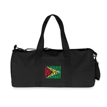 never forget roots home Guyana - Recycled Canvas Sports Bag by Stanley/Stella - black - Front