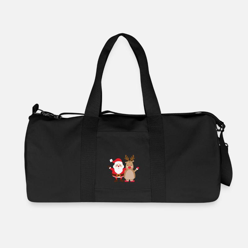 rudolph santa - Recycelte Canvas-Sporttasche von Stanley/Stella - Schwarz