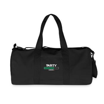 Party loading loading bar - Recycled Canvas Sports Bag by Stanley/Stella - black - Front
