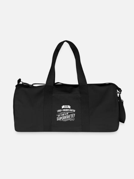 Linux Administrator - Recycelte Canvas-Sporttasche von Stanley/Stella - Schwarz