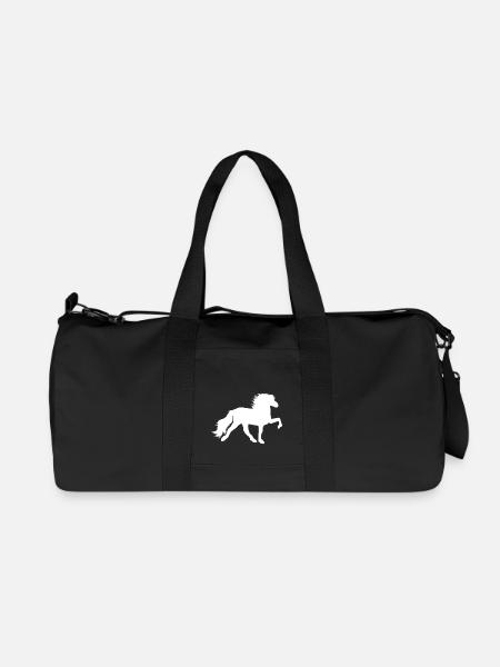 Tölter weiß - Recycelte Canvas-Sporttasche von Stanley/Stella - Schwarz