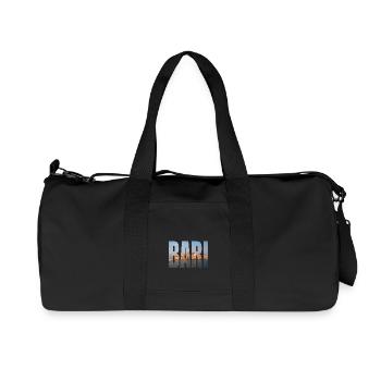 Bari Italy - Recycled Canvas Sports Bag by Stanley/Stella - black - Front