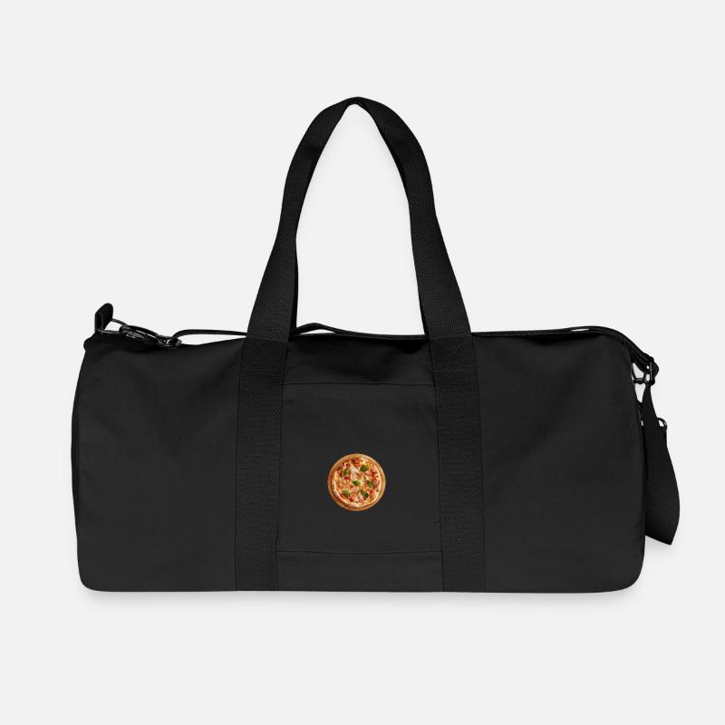 Leckere Pizza - Recycelte Canvas-Sporttasche von Stanley/Stella - Schwarz