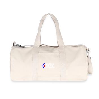 Waiting for the Weekend - Recycelte Canvas-Sporttasche von Stanley/Stella - Naturweiß - Vorne