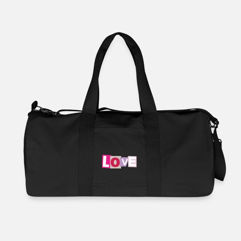 Liebe - Recycelte Canvas-Sporttasche von Stanley/Stella - Schwarz