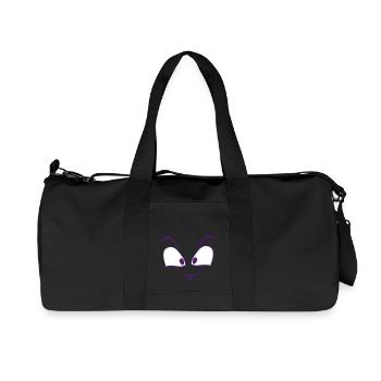 smiley face - Recycled Canvas Sports Bag by Stanley/Stella - black - Front