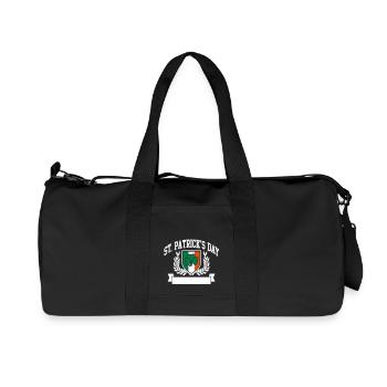st. patricks day - Recycled Canvas Sports Bag by Stanley/Stella - black - Front