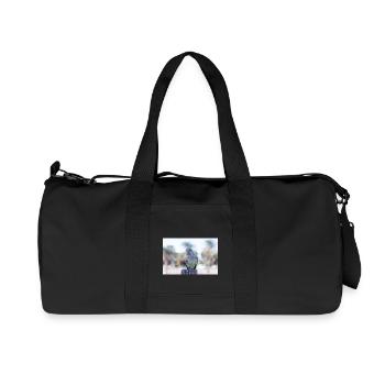 Perroquet de moine - Sac de sport en toile recyclée Stanley/Stella - noir - Devant