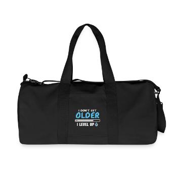 Jeux vidéo - Sac de sport en toile recyclée Stanley/Stella - noir - Devant