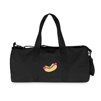 hot dog - Recycled Canvas Sports Bag by Stanley/Stella - black - Front