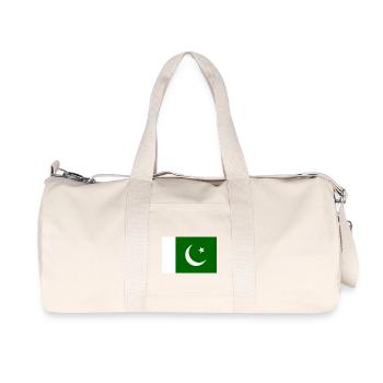 Pakistan Flagge - Recycelte Canvas-Sporttasche von Stanley/Stella - Naturweiß - Vorne