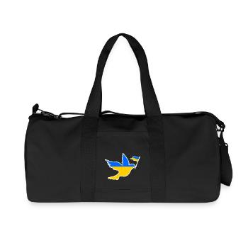 Ukraine - Recycelte Canvas-Sporttasche von Stanley/Stella - Schwarz - Vorne