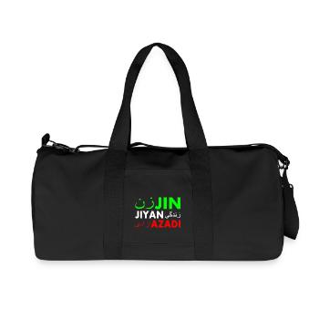 Jin jiyan azadi زن زندگی آزادی - Sac de sport en toile recyclée Stanley/Stella - noir - Devant