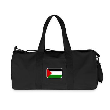 Free palestine - Sac de sport en toile recyclée Stanley/Stella - noir - Devant