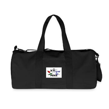 Peace for Free Palestine Israel - Sac de sport en toile recyclée Stanley/Stella - noir - Devant