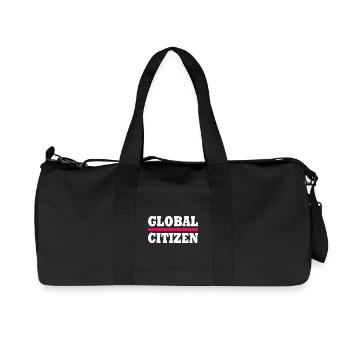global citizen - Recycelte Canvas-Sporttasche von Stanley/Stella - Schwarz - Vorne
